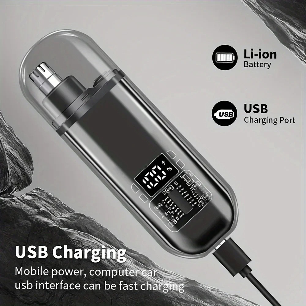 USB Rechargeable Nose & Ear Ha - Mens Grooming Travel Kit 评论和价格