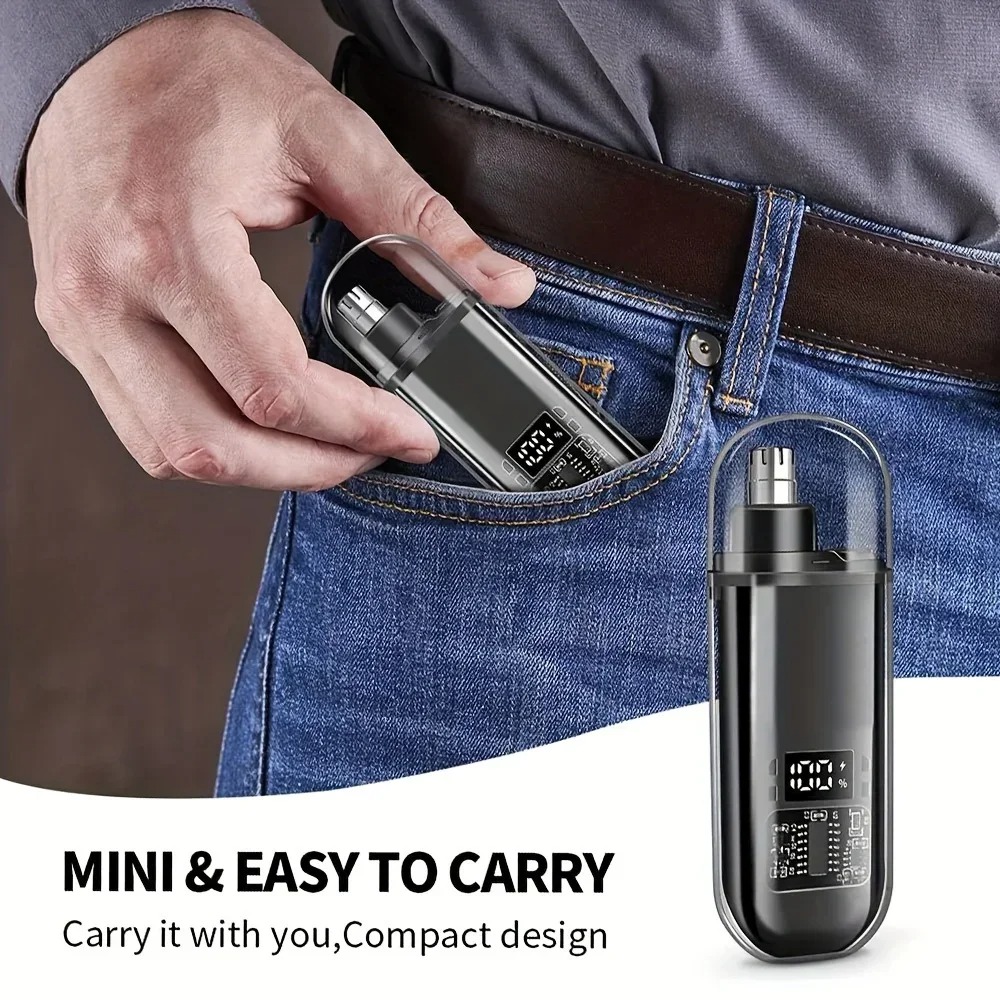 USB Rechargeable Nose & Ear Ha - Mens Grooming Travel Kit 评论和价格