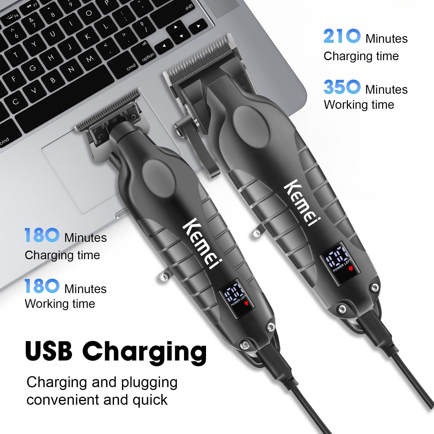 Kemei Hair Clipper Kit for Men - Electric Razor 评论和价格