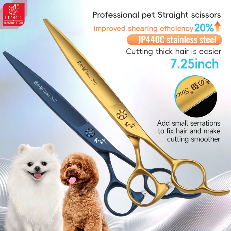 Fenice JP440C 7.25Inch Dog Cut - Grooming Scissors 评论和价格