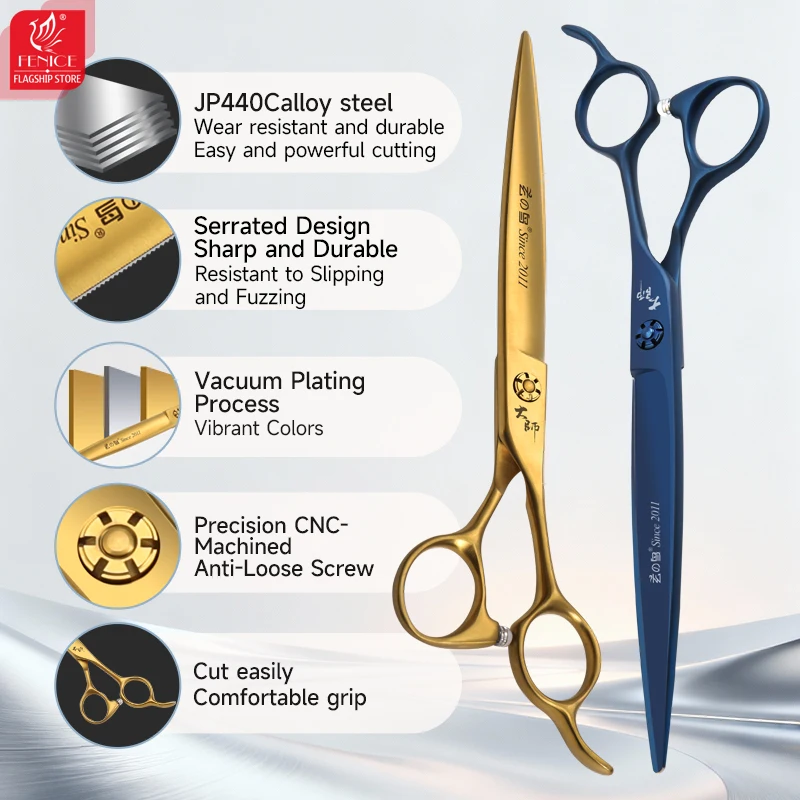 Fenice JP440C 7.25Inch Dog Cut - Grooming Scissors 评论和价格