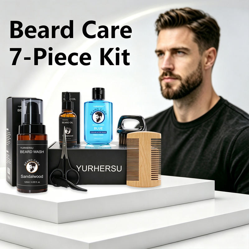 Beard grooming kit (7 pieces)3 - Grooming Kit 评论和价格