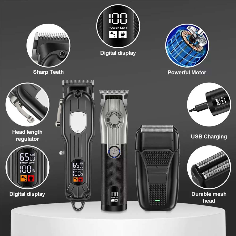 Professional Barber Hair Clipp - Electric Shaver Rotary 评论和价格